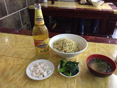 冷面虾仁焖肉小青菜-老陆稿荐(西中市店)