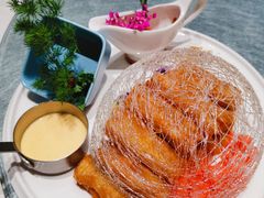 鸟巢金铂油条虾-钱塘梨园·演绎新派杭帮味