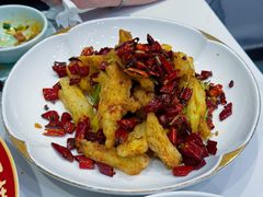 霸王脆皮茄子-必点海鲜·海肠捞饭大王(滨江道店)