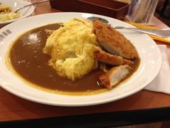 炸猪排咖喱蛋包饭-COCO壱番屋(北京平安国际金融中心店)