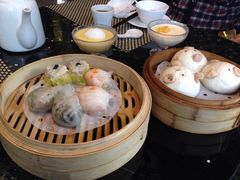 虾饺拼羊肉烧卖香茜饺-新兴·金羊座·粤菜点心(乐峰店)