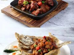 -东来菜馆•手抓海鲜家常菜•海鲜锅贴(鸽子窝店)