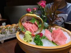 三文鱼刺身-九井澤精致料理(金茂店)