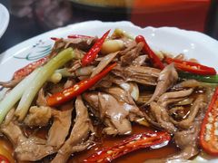 小炒羊肚丝-老鳖私房菜(常青花园店)