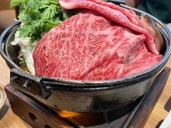 雪花牛肉寿喜锅-隐泉之语日式料理(王府中环店)