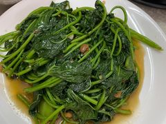清炒地瓜叶-霞海鸭仔饭店(海滨大道北店)