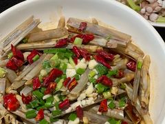 葱油竹蛏-健眺小海鲜(临海后山店)