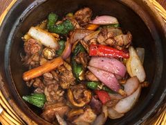 沙姜鸡杂煲-熠盛粤味·顺德桑拿鸡(永康路店)