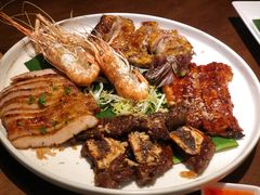 碳烧猪颈肉拼大虾-星叶·东南亚料理(宁波万象汇店)