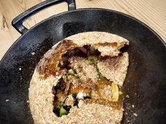 一个锅巴和时蔬-薇酌饮·陕西菜(南门外店)