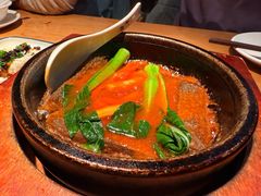 石锅自制黑豆腐-鱼神·脆肉鲩 全鱼宴(西乡店)