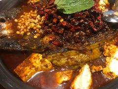 -探鱼·鲜青椒爽麻烤鱼(银泰城店)