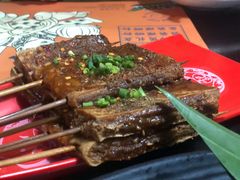 烤水豆腐-老表记广西宵夜螺蛳鸭脚煲(西大店)