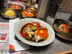 -草家酱蟹炭火烤肉店(珲春南路二店)