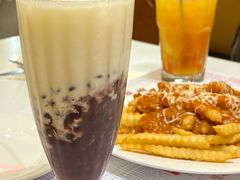 椰汁有机红豆冰-大哥餐厅(西城花园店)
