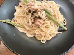 鸡肉芦笋香草意面-Me&Joe意大利面·珍珠奶茶(鲁班路店)