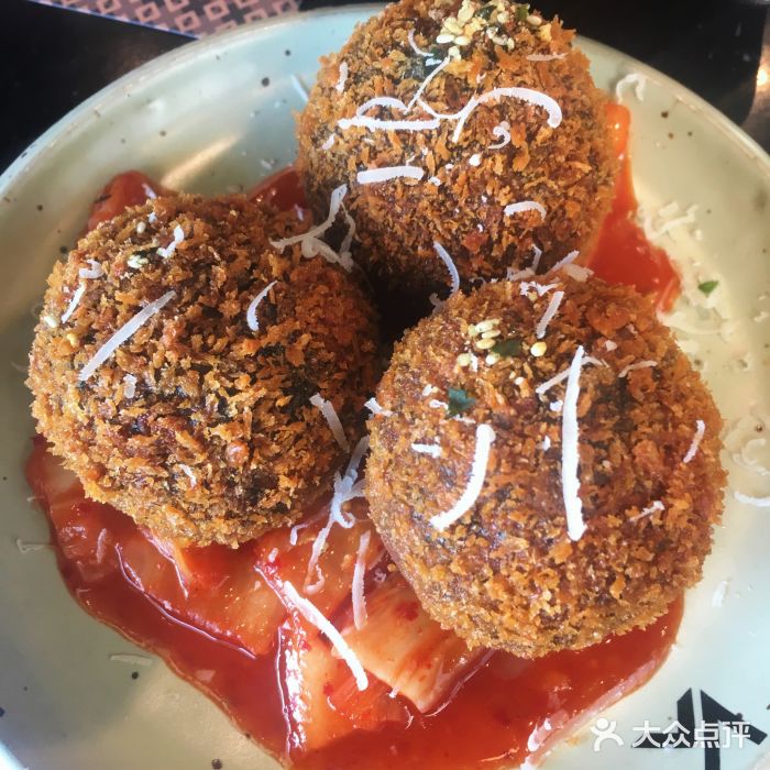 KCOOKING概念韩餐(世茂52+店)墨鱼芝士饭团图片