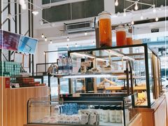 面包甜点陈列柜-顶东面包花园·生日蛋糕(世博店)