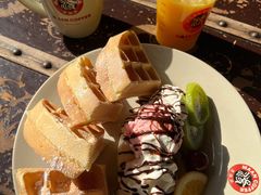 水果冰淇淋松饼-漫咖啡(奥体店)