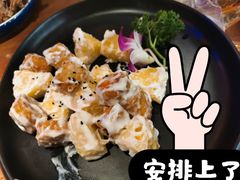 菠萝油条虾-绿茶餐厅(光谷世界城步行街店)