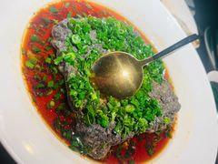 葱香墨鱼汁肉饼-醉庐·新上海菜(南京西路店)