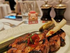 lamb Cutlets with smoked aubergine-La Petite Maison (LPM) Hong Kong