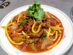 爆炒牛犊肉-清真·胖妈妈手抓餐厅(甘南路店)