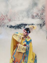 -后宫·古装汉服京剧儿童亲子全家福摄影
