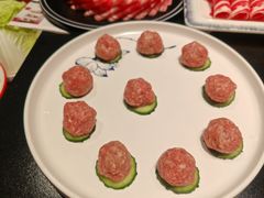 手打鲜羊肉丸子-南门四季铜锅涮肉(大屯·北苑店)