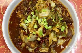 Beef and Napa Cabbage with Vermicelli