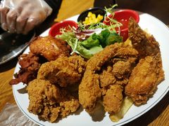 炸鸡拼盘-机器人火炉披萨(爱琴海店)