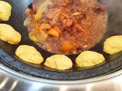 排骨土鸡锅-哈尔滨烧烤·山河村铁锅炖(交大店)