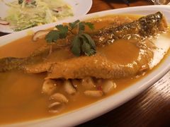 年糕烧黄鱼-时光乌托邦空中花园餐厅川味·融合菜(幸福广场店)