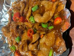 -东来菜馆•手抓海鲜家常菜•海鲜锅贴(鸽子窝店)