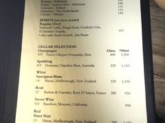 菜单-Rock Bar Bali(Bali)