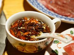 现炸辣椒油-老门框爆肚涮肉(望京店)