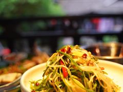 银芽炒野莲-阿谋美食·广西菜