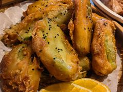 蜜汁酥炸冰川茄子-园林美食城·本土农家菜(杨和镇店)