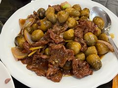 草菇炒牛肉-文记壹心鸡(宝华路店)