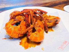 干煎美极罗氏虾-猪肉婆私房菜(华侨城店)