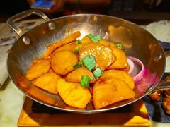 干锅土豆片-绿茶餐厅(朝阳大悦城店)