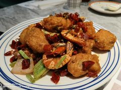 大虾爱上辣子鸡-皇后餐厅-煲仔·小菜·打边炉(古北店)