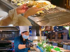 自助取餐区-V-ONE西雅图海鲜自助餐厅(仓山万达广场店)