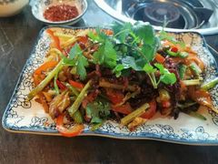 火爆牛肉丝-乐山食古香跷脚牛肉