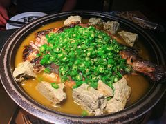 翡翠青椒烤黔鱼-烤匠麻辣烤鱼(环球中心店)