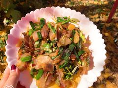 蒜苗炒腊肉-腾冲国萍农家乐