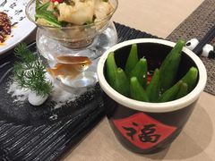 野香菜拌鳄鱼肚-拂晓山房·私房川菜(西门店)