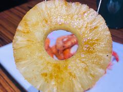 烤菠萝-蚝堡海鲜·威海菜·海肠捞饭·烧烤·亚洲吃蚝公司(幸福门店)