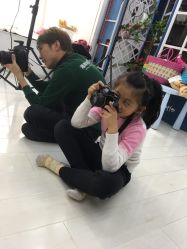 -海岸风光儿童摄影