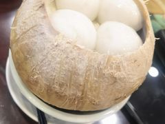 原只椰子双皮奶加汤圆-民信老铺(华盖路店)